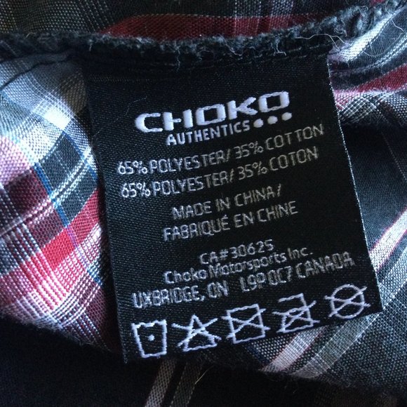 Choko Plaid Pearl Snap Shirt Chevy Trucks 40in GMC - Picture 7 of 7